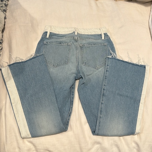 Frame Color Block Le Crop Mini Boot Jeans - Picture 5 of 6